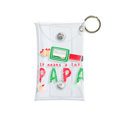 ちびた色鉛筆 PAPA*A Mini Clear Multipurpose Case