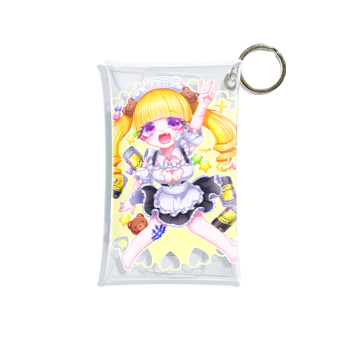 Suicide Maid ミニキャラ黄色💛 Mini Clear Multipurpose Case