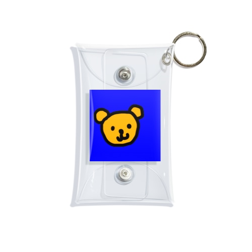 派手くま Mini Clear Multipurpose Case