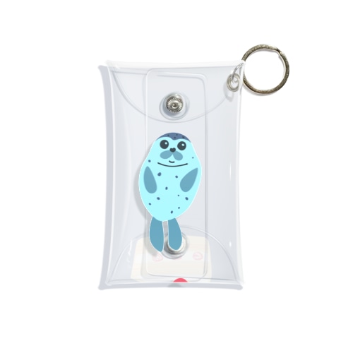 アザラシとケーキ Mini Clear Multipurpose Case