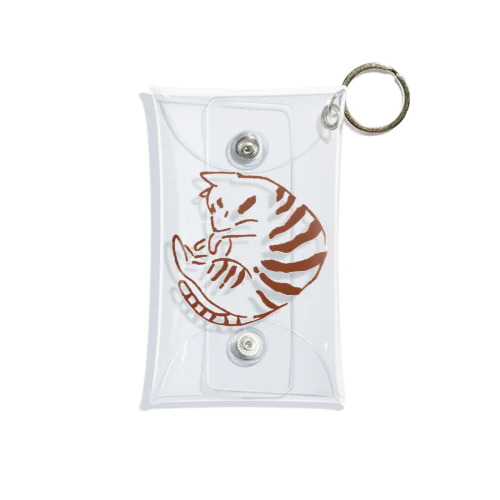 まるねこトラ Mini Clear Multipurpose Case