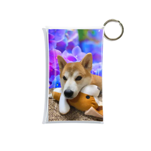 芝犬のしばさん Mini Clear Multipurpose Case