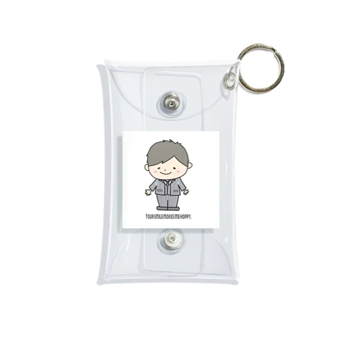 black boy Mini Clear Multipurpose Case