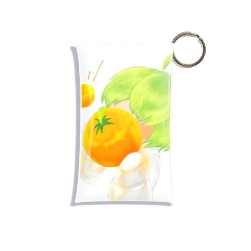 橙トマト Mini Clear Multipurpose Case