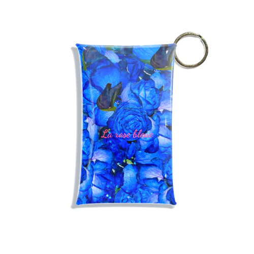 La rose bleue Mini Clear Multipurpose Case