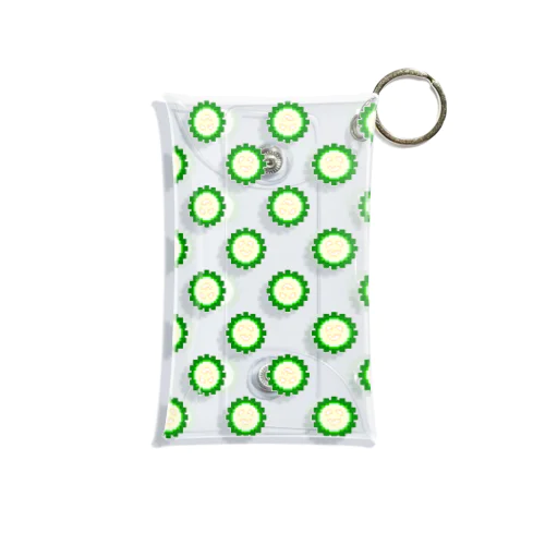 ゴーヤ柄 Mini Clear Multipurpose Case