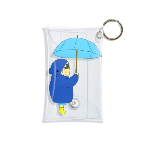 雨ふるよ Mini Clear Multipurpose Case