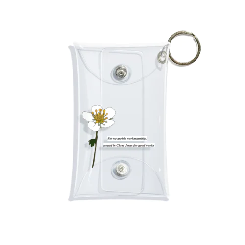 お花 Mini Clear Multipurpose Case