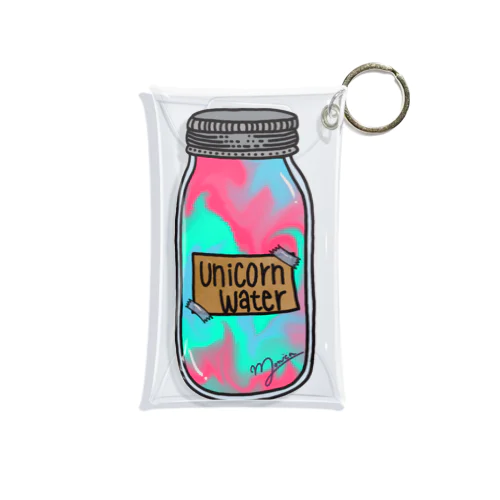 Unicorn Water  Mini Clear Multipurpose Case