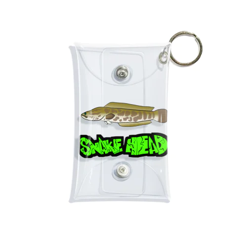 魚ラフティ   Snake head  (雷魚) Mini Clear Multipurpose Case