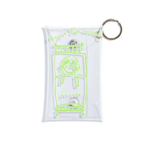 Haruka is in bed Mini Clear Multipurpose Case