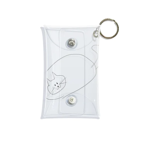 デブ猫 Mini Clear Multipurpose Case