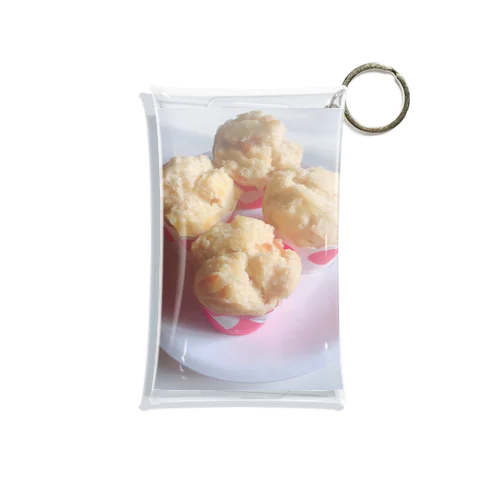 おやつですよ！　蒸しパンお食べ Mini Clear Multipurpose Case