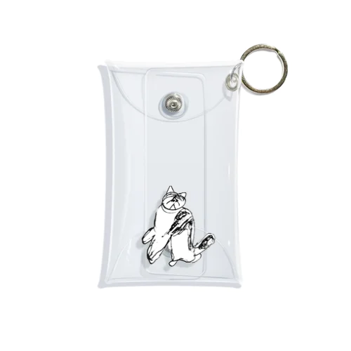 飼い猫のちゃっぴー。 Mini Clear Multipurpose Case