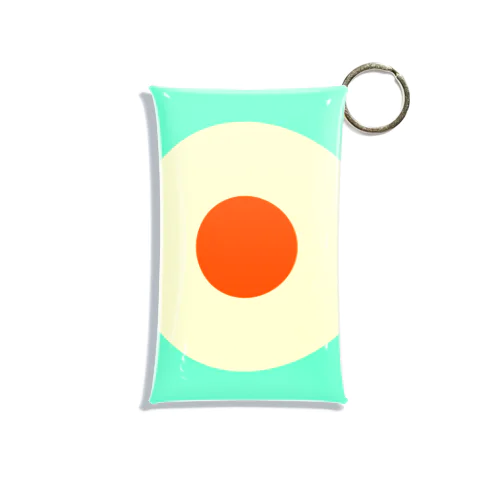 サークルa・ペパーミント・ クリーム・ オレンジ Mini Clear Multipurpose Case