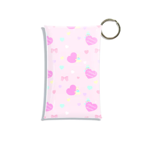 Heart rabbit Mini Clear Multipurpose Case