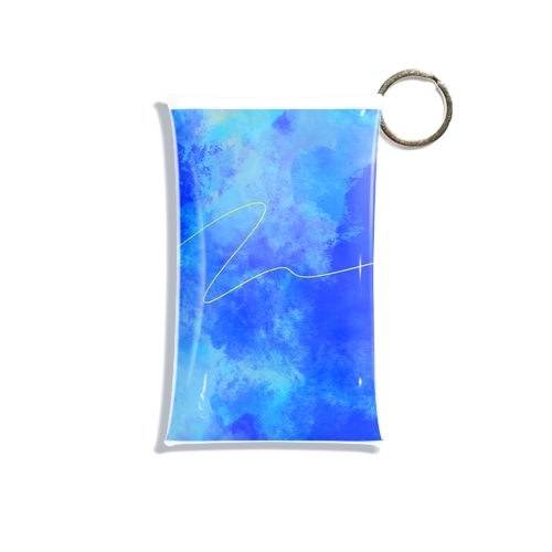 blue Mini Clear Multipurpose Case