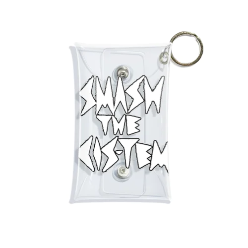 SMASH THE CIS-TEM 白 Mini Clear Multipurpose Case