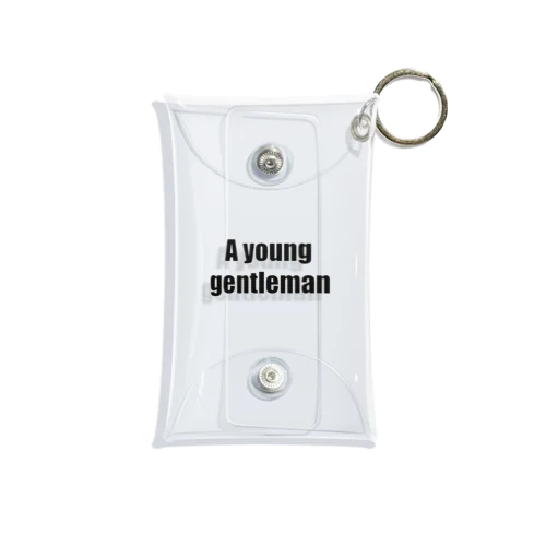 A young gentleman Mini Clear Multipurpose Case