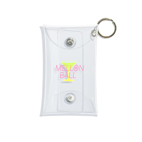 mellonball goods ロゴ小 Mini Clear Multipurpose Case