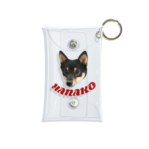 CUTIE DOG “HANAKO” Mini Clear Multipurpose Case