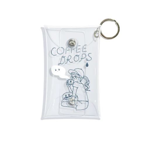 COFFEE DROPS Mini Clear Multipurpose Case