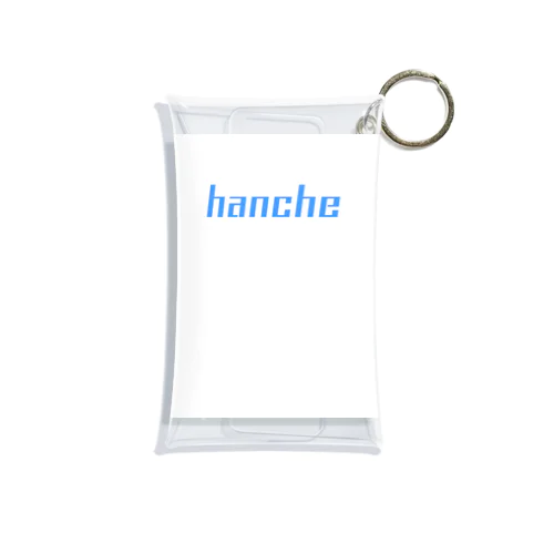 hancheカクカクロゴ入りグッズ Mini Clear Multipurpose Case