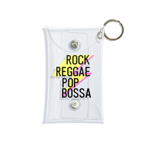 ROCK REGGAE POP BOSSA Mini Clear Multipurpose Case