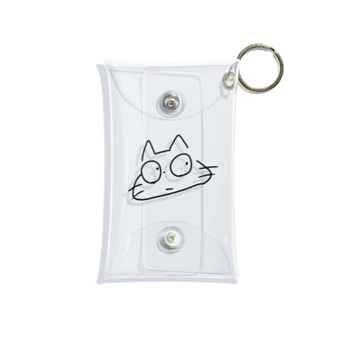 ５秒ねこ Mini Clear Multipurpose Case