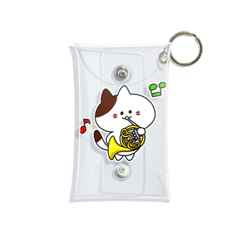 ホルンねこ Mini Clear Multipurpose Case