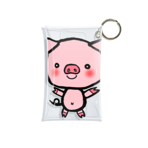 こぶたちゃん Mini Clear Multipurpose Case