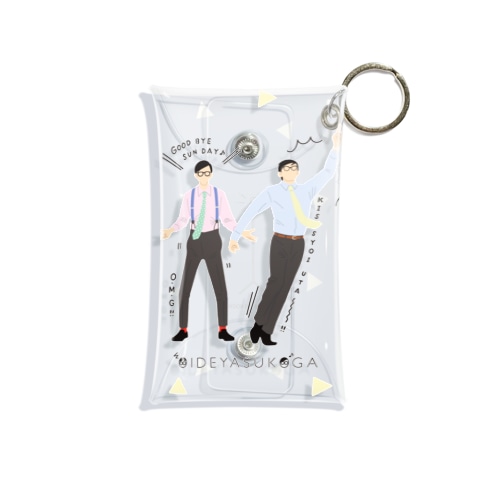 zakkaYOSHIMOTO おいでやすこが Mini Clear Multipurpose Case