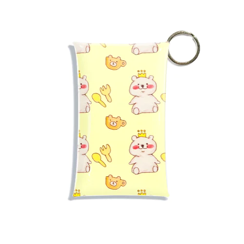 シロクマちゃん(yellow) Mini Clear Multipurpose Case