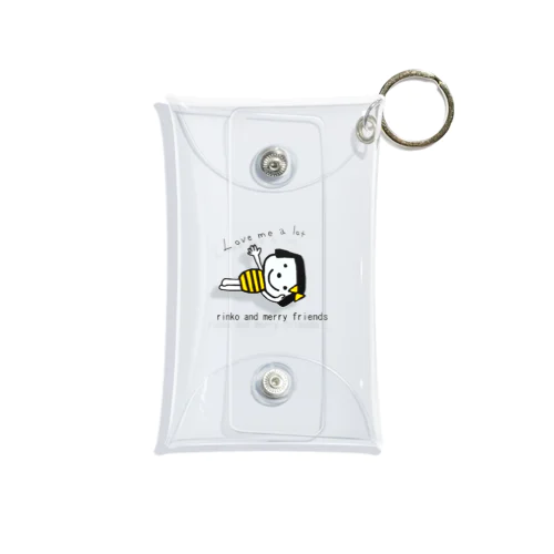 rinko and merry friends ~ yellow version Mini Clear Multipurpose Case