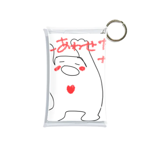 ワクワクたましい(しあわせだなあ) Mini Clear Multipurpose Case