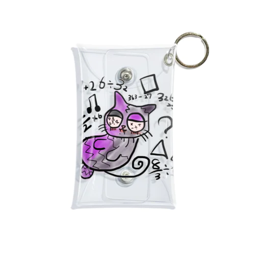 数式にゃんにゃん Mini Clear Multipurpose Case