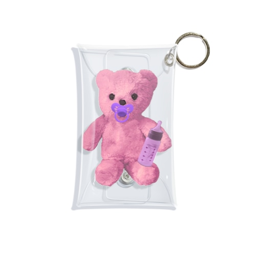 ばぶTeddy Mini Clear Multipurpose Case