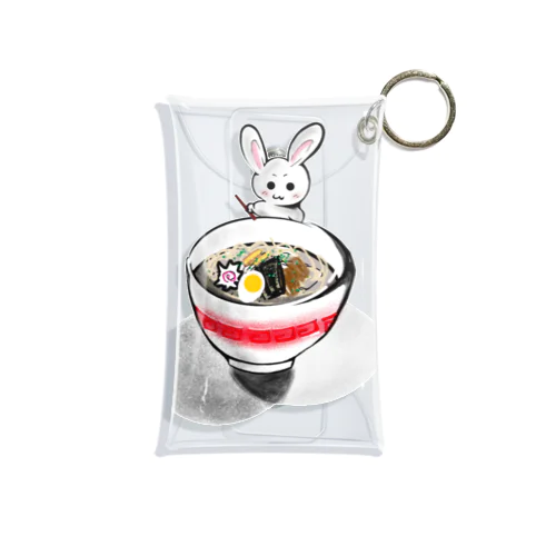 うさぎラーメン うーちゃん、 Mini Clear Multipurpose Case