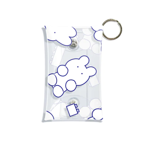 グミたち/白 Mini Clear Multipurpose Case