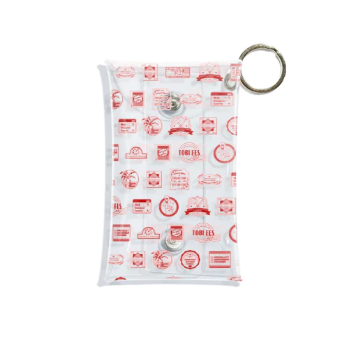 トビフェス’21公式グッズ_A赤 Mini Clear Multipurpose Case