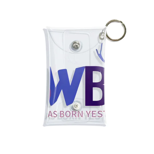 WAS BORN YESTERDAY Mini Clear Multipurpose Case