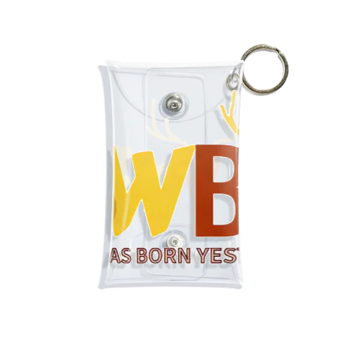 WAS BORN YESTERDAY Mini Clear Multipurpose Case