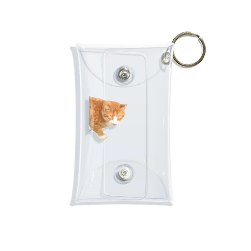 ひょっこり猫 Mini Clear Multipurpose Case