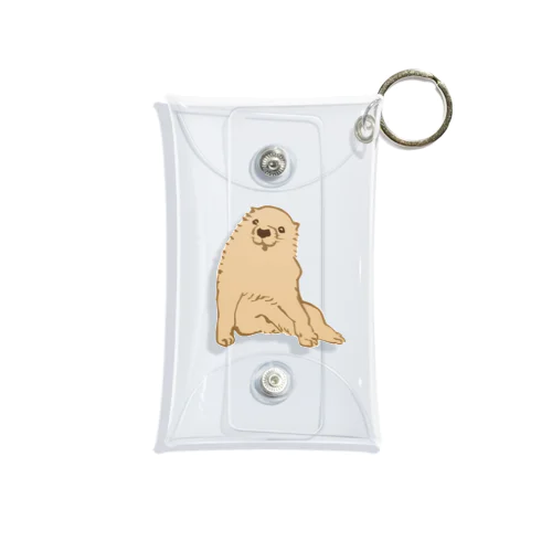 長沢芦雪　子犬 Mini Clear Multipurpose Case