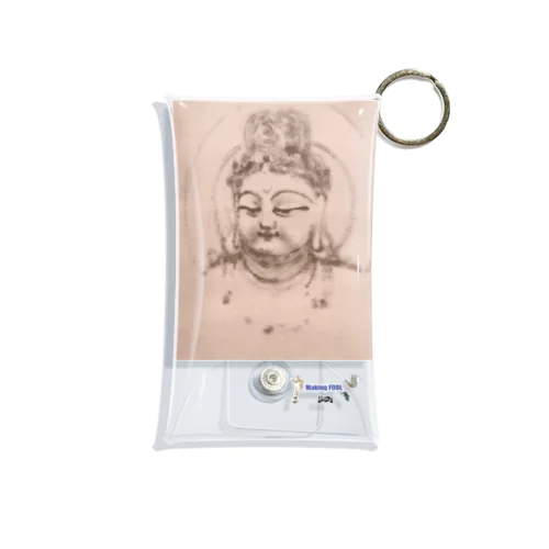 五百幼童経の世界 仏画：Buddha A3-1 001 MF Mini Clear Multipurpose Case