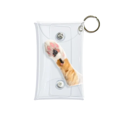 猫パンチ Mini Clear Multipurpose Case