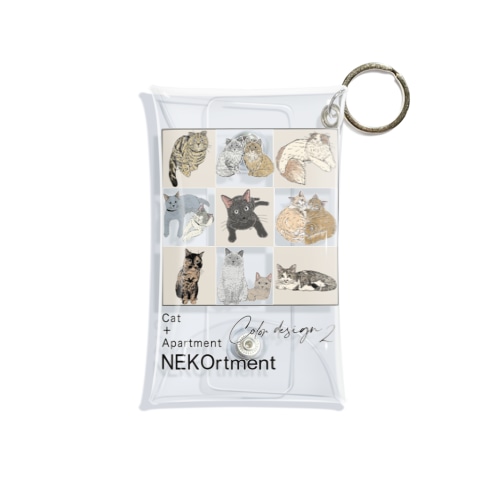 第二回カラデザ/9CATS Mini Clear Multipurpose Case