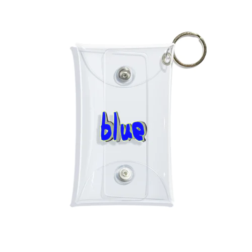 blue Mini Clear Multipurpose Case