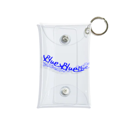 blue Mini Clear Multipurpose Case