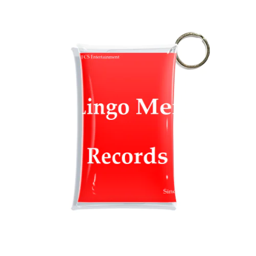 #Lingo_Men_Records Mini Clear Multipurpose Case